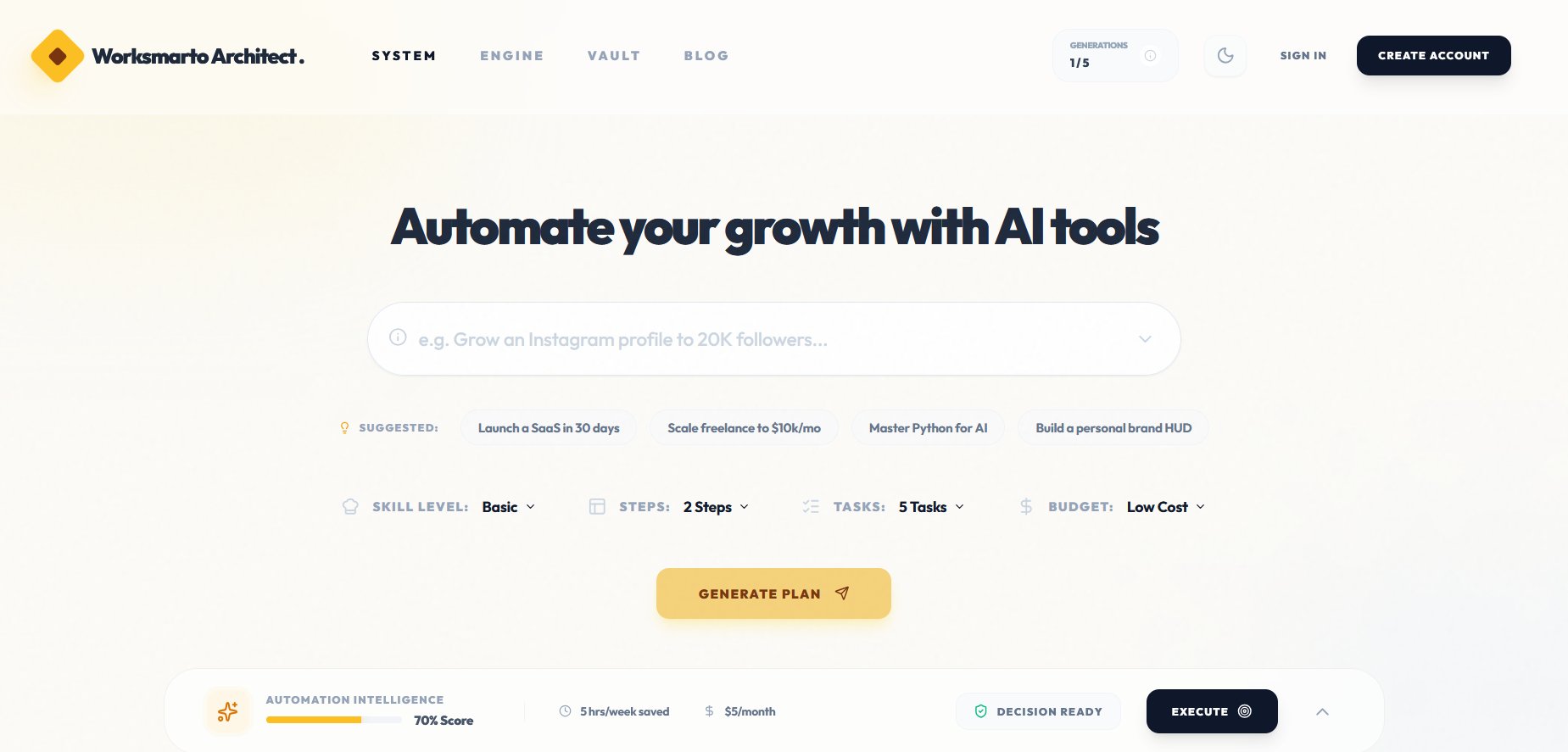 Free AI Workflow Generator From My Solo Founder Startup — Here’s What It Actually Does